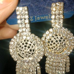 Silver Colour Earings For Women Or Girls