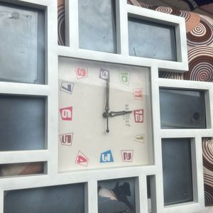 Photo Wall Clock Decor