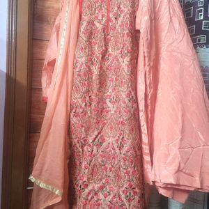 ** Full Kashmiri Work  Kurta Set With Dupatta **