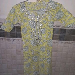 yellow Kurta Set