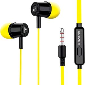 Kratos Thump Wired Earphones- 3.5 MM Jack