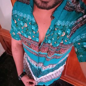 Viscose Fabric Stylish Pattern Shirt