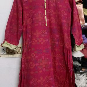 Pink Kurti From Max