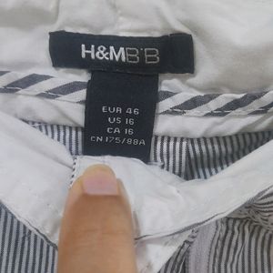 H&M  Brand Cotton Capri Trouser
