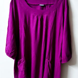 PLUS SIZE Magenta Top 9XL