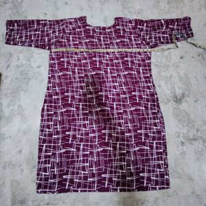 54 Bust Purple Kurti