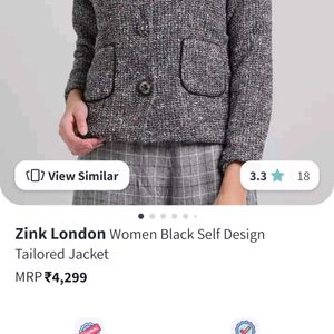 🇬🇧Zink London Imported Coat