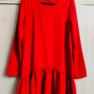 Zara Beautiful Red Dress (S/34)