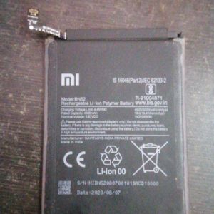 Redmi Note 9 pro Battery er Working
