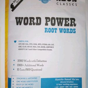 Word Power , Root Words