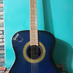 Blue Givson Guitar