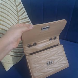 Beige Sling Bag