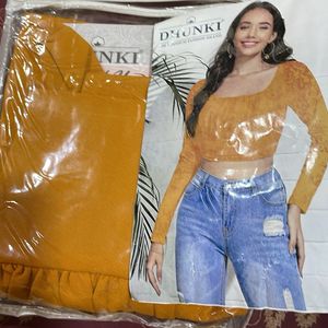 Dhunki Crop Top Premium quality