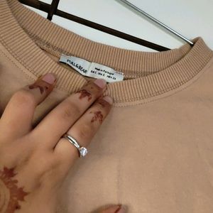 Zara Oversized Brown Tshirt