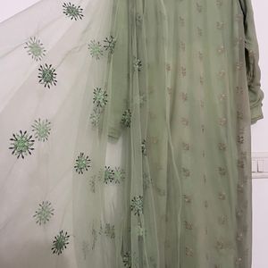 SALE!(Reduced 1000rs) Sage Green Salwar