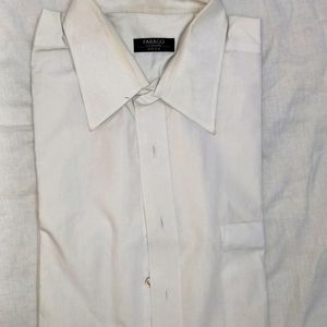 FARAGO White Formal Shirt For MEN