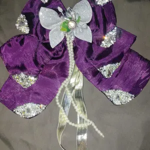 Purple Crystal 💜ᗷTS⟭⟬💜bow And Clip