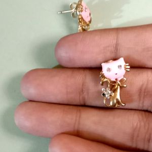 Cat Stud Earring🎀💗