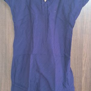 Blue Short Kurti