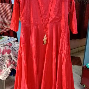 Long Red Colour 🔴 Party Wear Gown