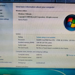 MOTHERBOARD , PCU , 3GB RAM , Windows 7 Ultimate