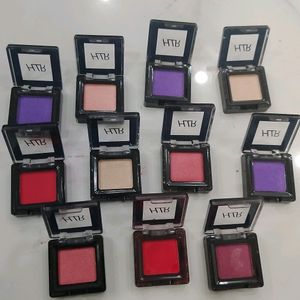 Single Eyeshadow+Blusher ,Set Of 10