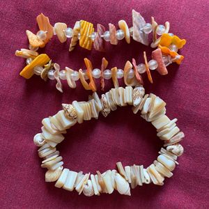 Shell bracelets combo🐚🏖️🌊