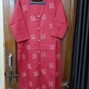 Premium Quality Red Colour Kurti ❣️❤️