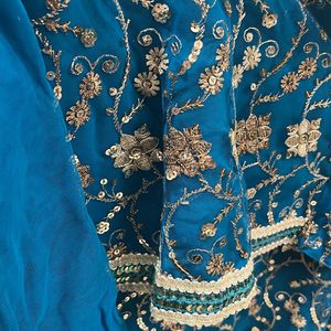 Blue Lehenga Waist 28