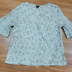 Pista Green Net Top