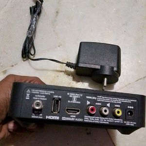 Tata Sky HD Set Top Box With Charger & Remote