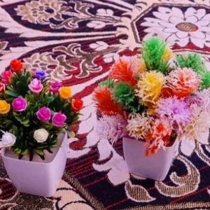 Artificial Flowers With Vase (4 Products)