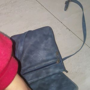 Blue Sling Bag