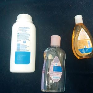 Baby Shampoo , Powder And Oil