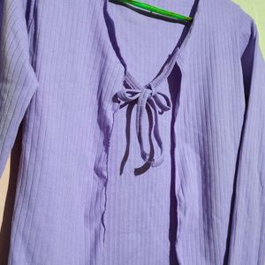 Korean Lavender Top Jacket