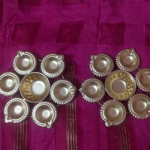 Combo Of 2 Decorative Diya Urli