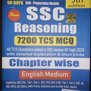 SSC exam Resuoning Book Totally New Hindi Medium