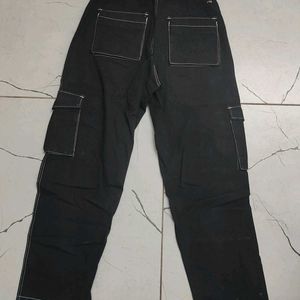 Cargo Black Jeans