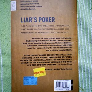 Liar's Poker By Michael Lewis