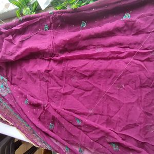 Purple Saree (Women's)