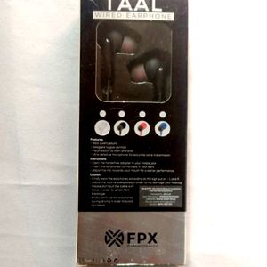 FPX Taal Wired HD Earphone🎧 Built in Mic 🎙️