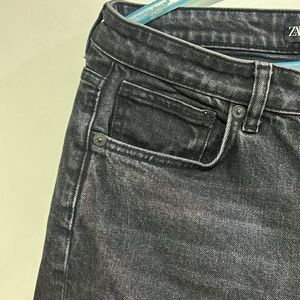 Charcoal Black Zara Jeans