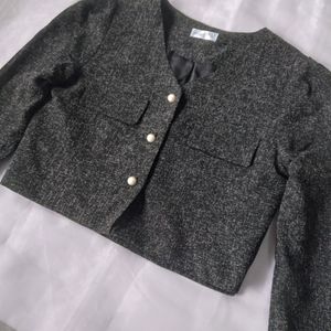 Women Vintage Tweed Jacket🖤