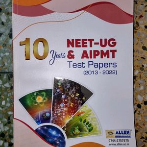 Allen neet ug and aipmt 2013 to 2022 test paper