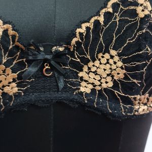 Lace Branded Bra 32C