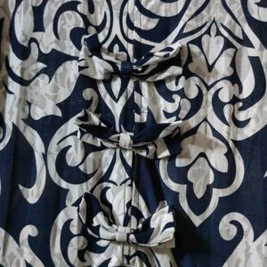 Blue And White Tunic