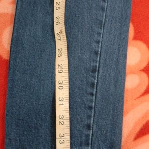 Straight Fit - 28 Waist Blue Jean