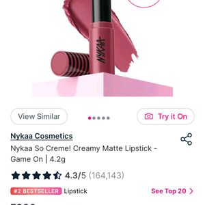 Nykaa So Creme! Creamy Matte Lipstick