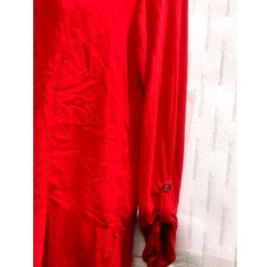 Red Shirt Top From Womens. Length/26