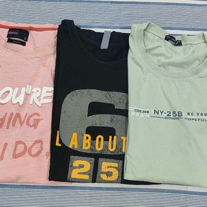 3 T-shirts Fir Men